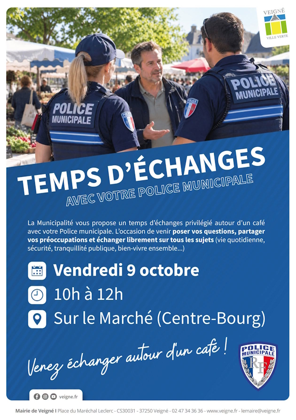 Un café avec la police municipale